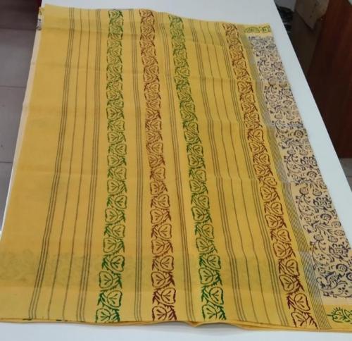 SALEM BLOCK PRINT COTTON SAREES